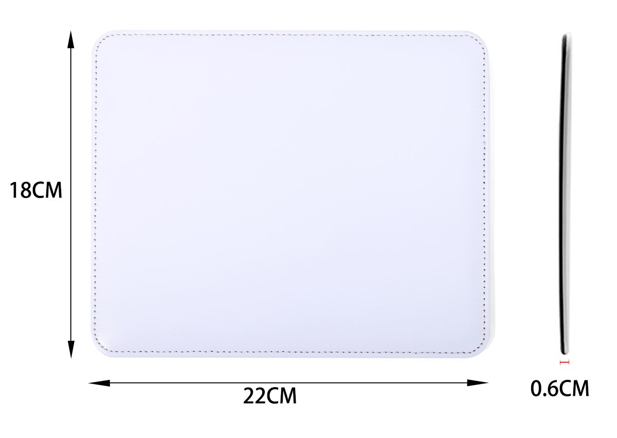 PU Mouse Pad Sublimation Blank Mouse Mat-Round