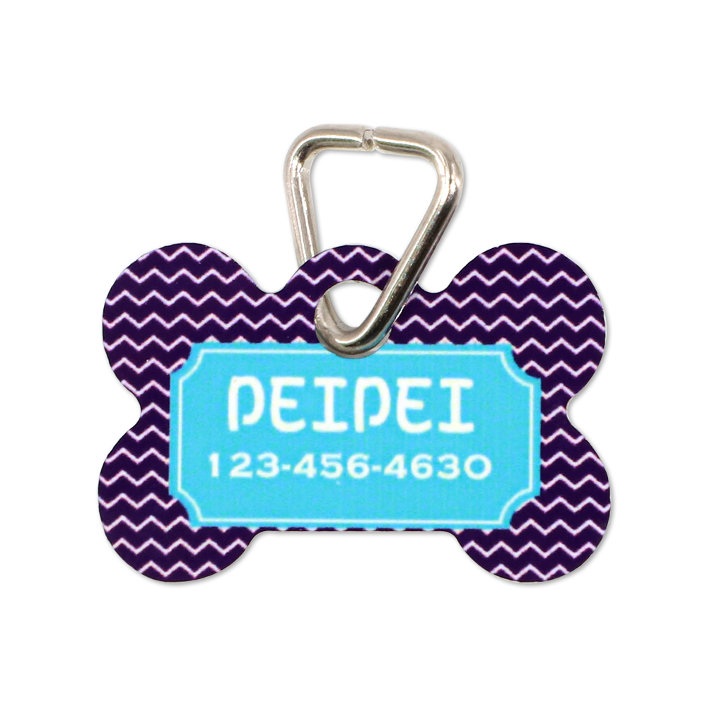 Double-Side Printable Aluminum PET Tags-Heart Shape-1.26"*1.06"