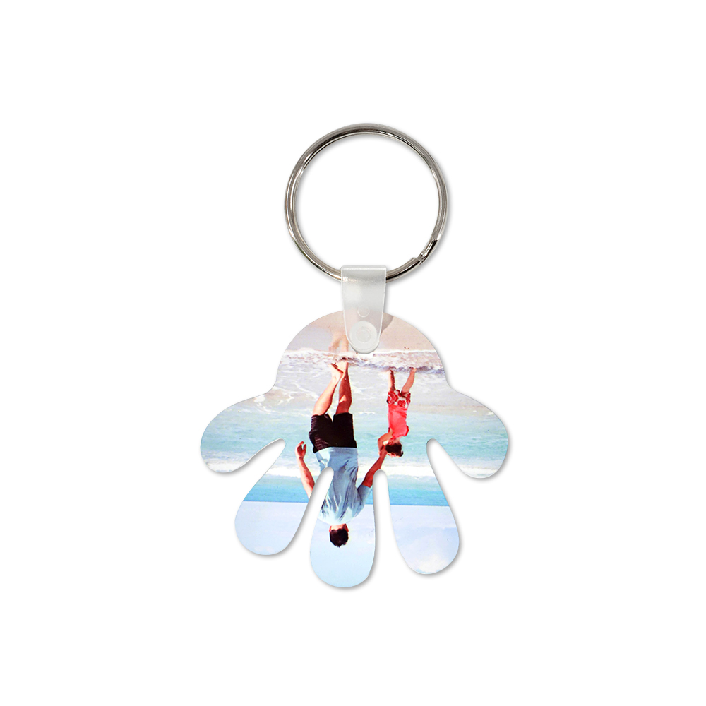 Double-side Printable Aluminum Keychain-T-shirt