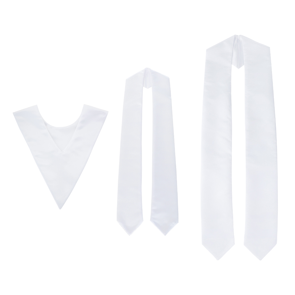 V-neck Sublimation Graduation Stole Blanks for Kids